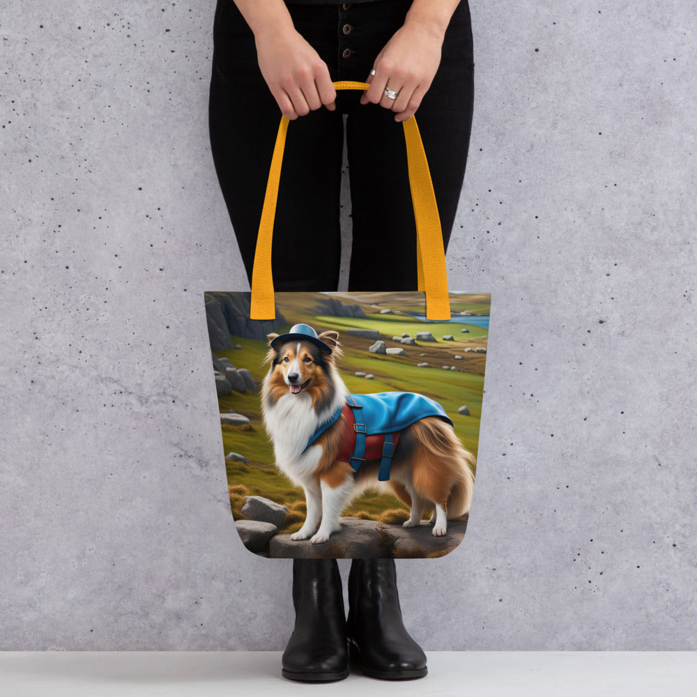 Tote bag-Shetland Sheepdog V4