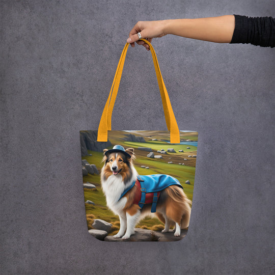 Tote bag-Shetland Sheepdog V4