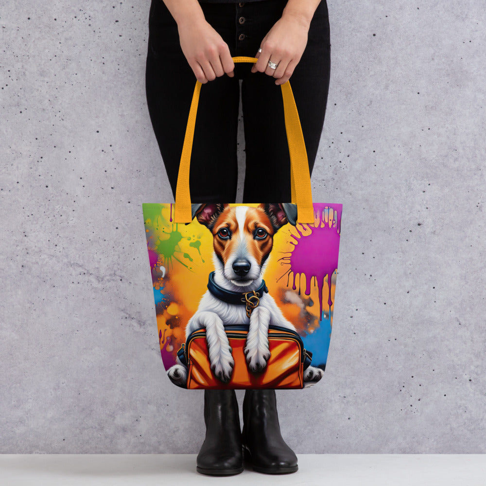 Tote bag-Smooth Fox Terrier