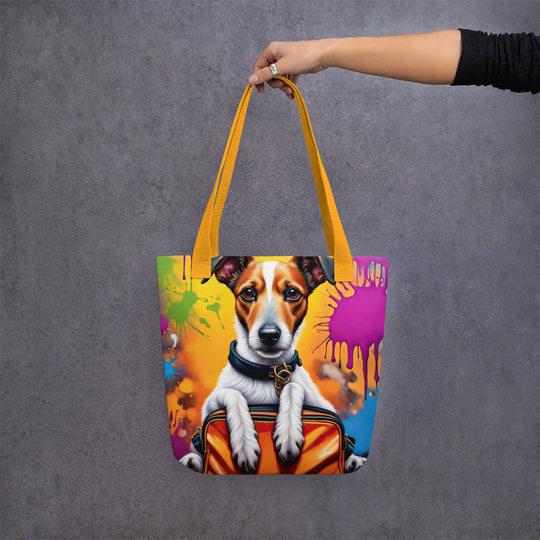 Tote bag-Smooth Fox Terrier