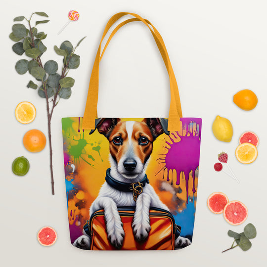 Tote bag-Smooth Fox Terrier