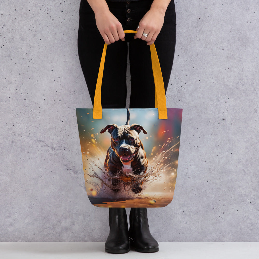 Tote bag-Staffordshire Bull Terrier V3