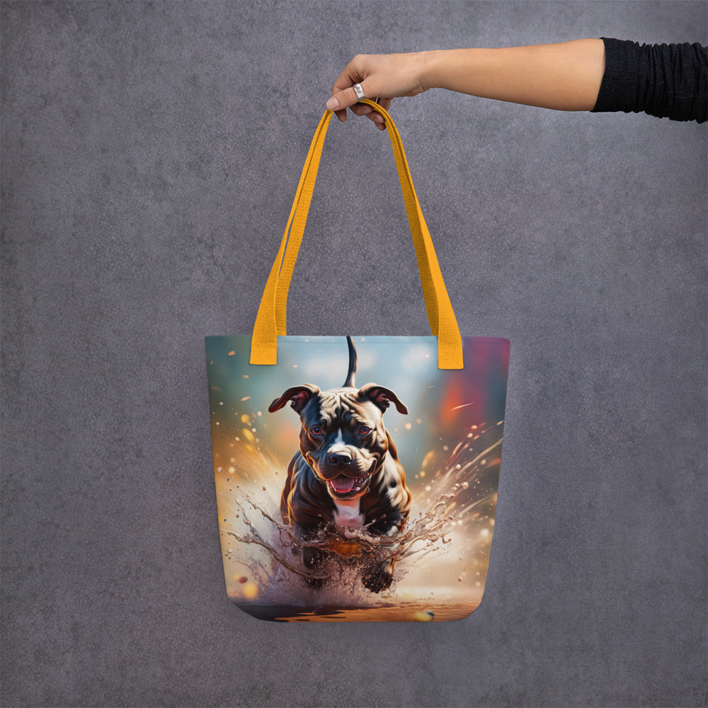 Tote bag-Staffordshire Bull Terrier V3