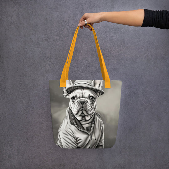 Tote bag-French Bulldog Golfer V41