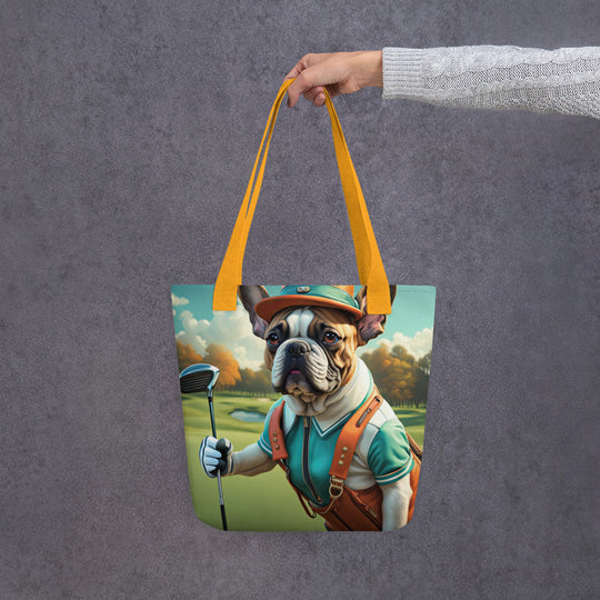 Tote bag-French Bulldog Golfer V53