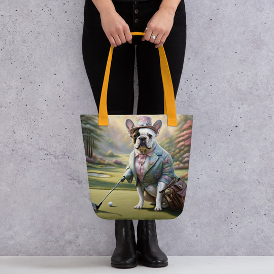 Tote bag-French Bulldog Golfer V55