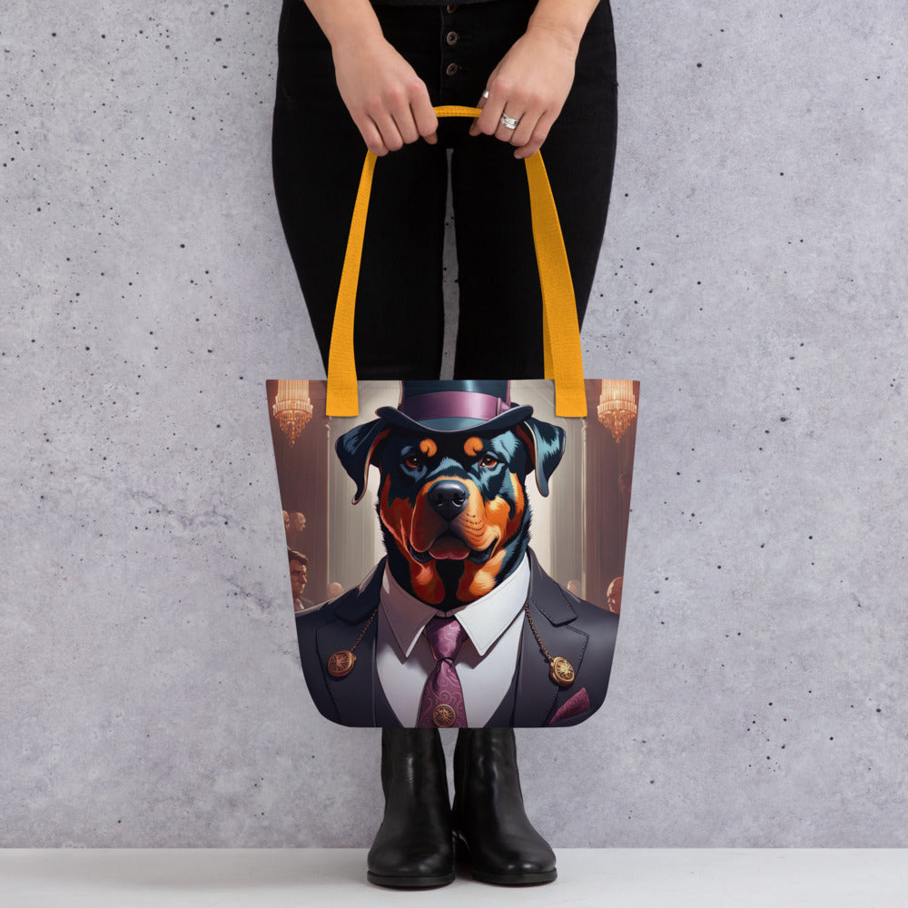 Tote bag-Rottweiler V16