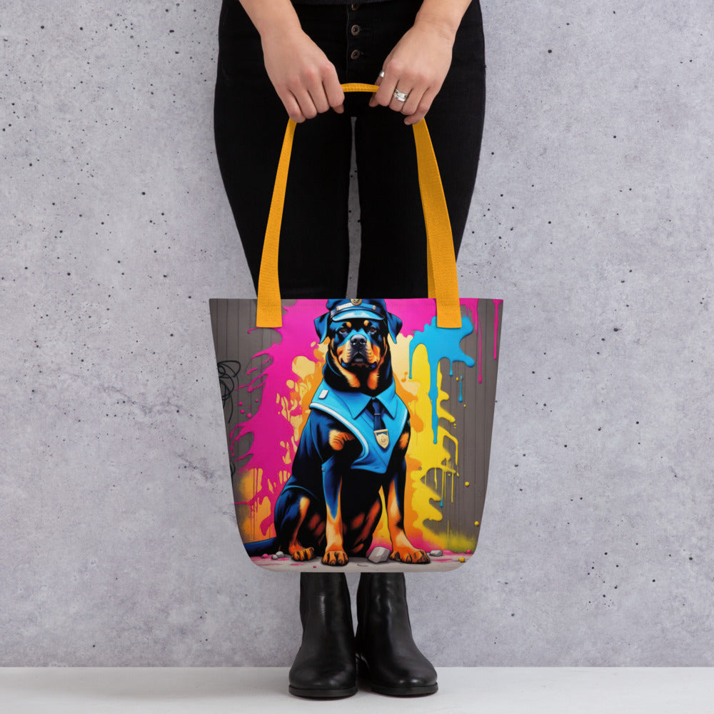 Tote bag-Rottweiler V15