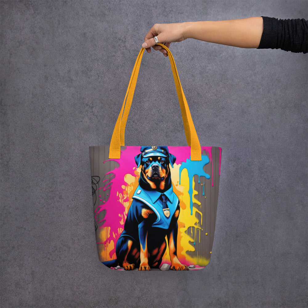 Tote bag-Rottweiler V15