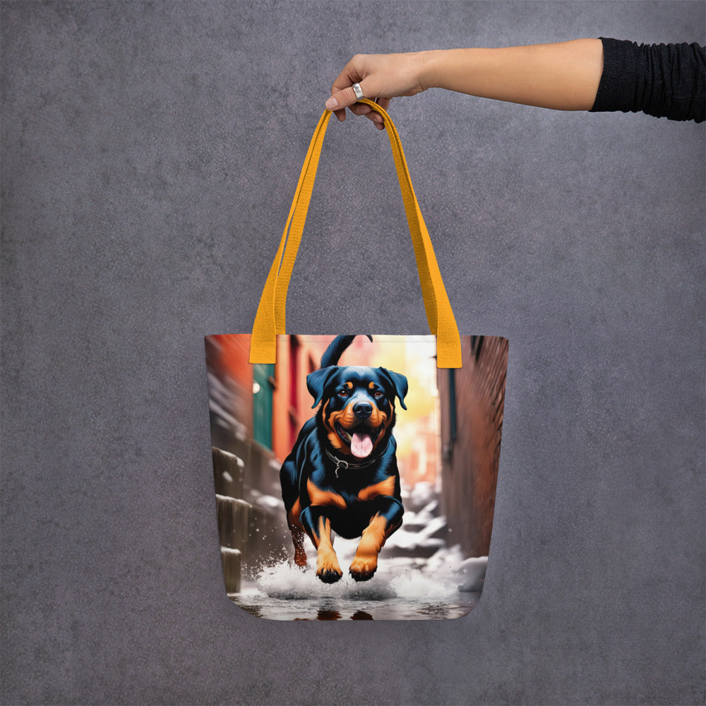 Tote bag-Rottweiler V14