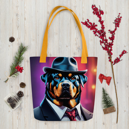 Tote bag-Rottweiler V11