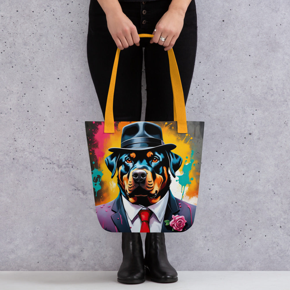 Tote bag-Rottweiler V19