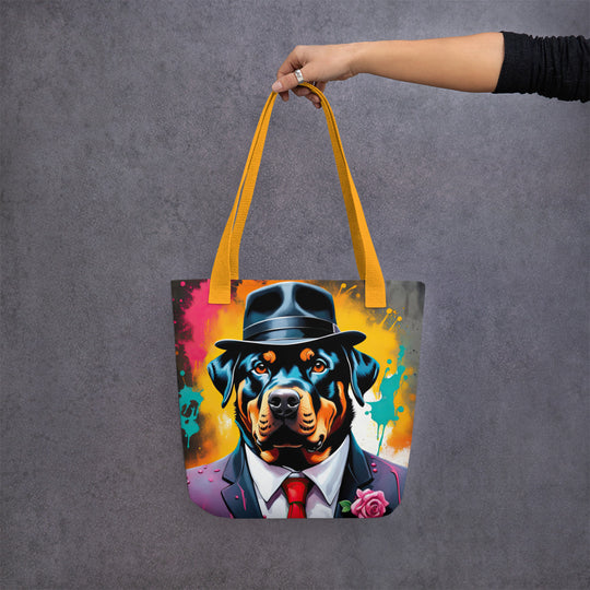 Tote bag-Rottweiler V19