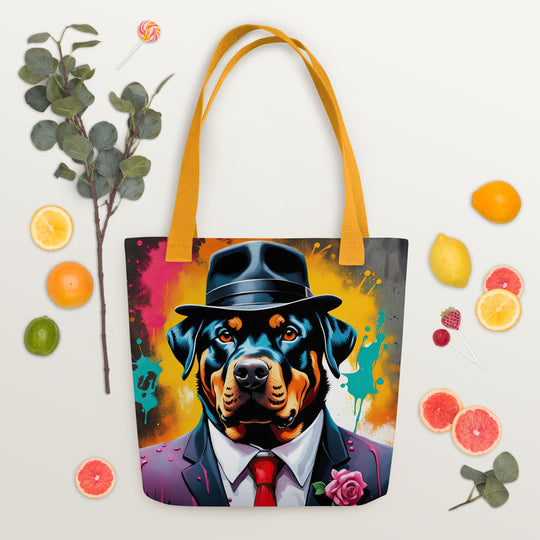 Tote bag-Rottweiler V19