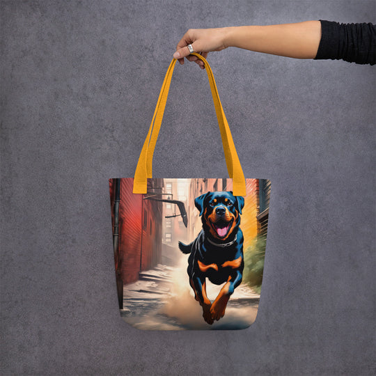 Tote bag-Rottweiler V23