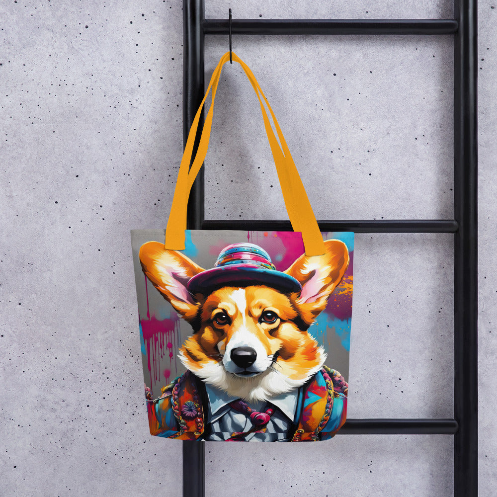 Tote bag-Pembroke Welsh Corgi V7