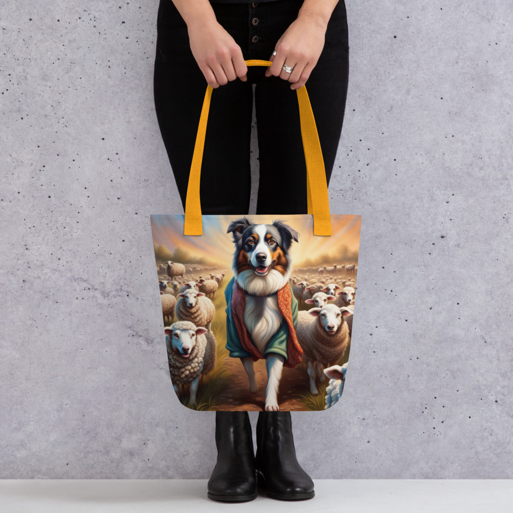 Tote bag-Australian Shepherd V3