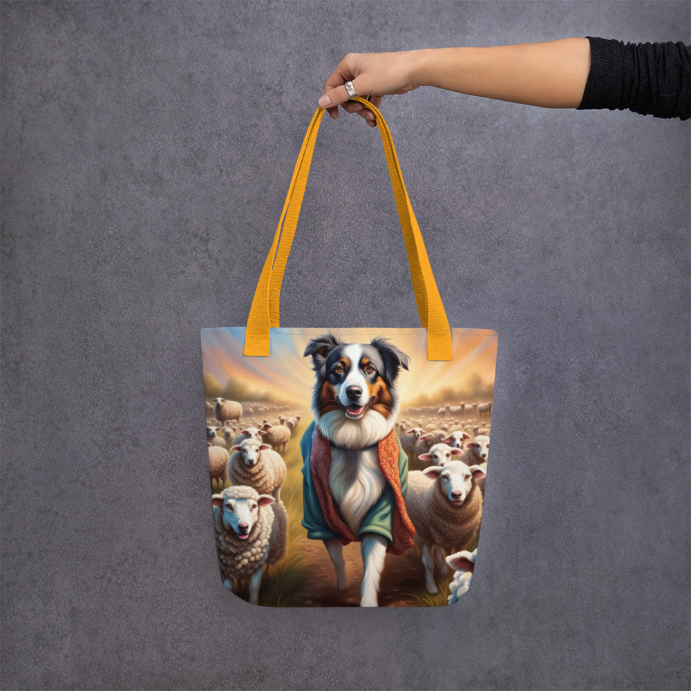 Tote bag-Australian Shepherd V3