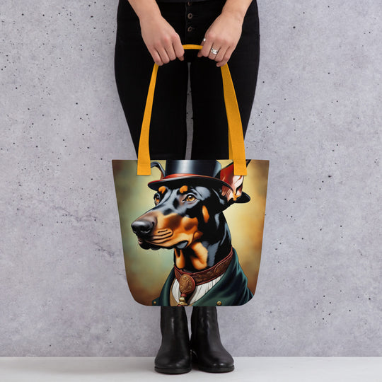 Tote bag-Doberman Pinscher V6