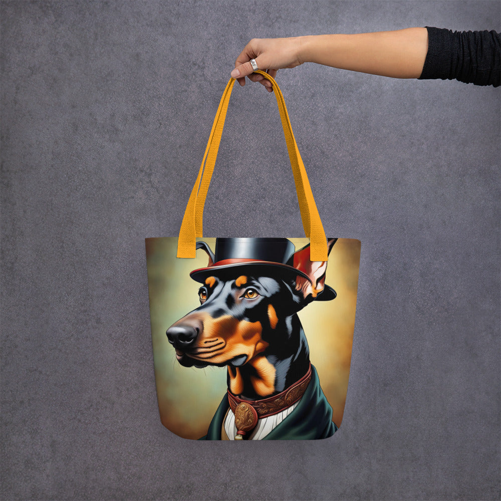 Tote bag-Doberman Pinscher V6