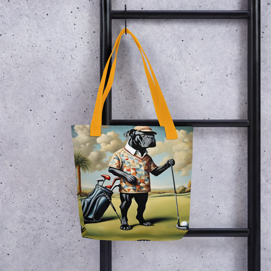 Tote bag-Cane Corso Golfer V4