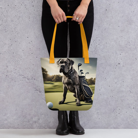 Tote bag-Cane Corso Golfer V5