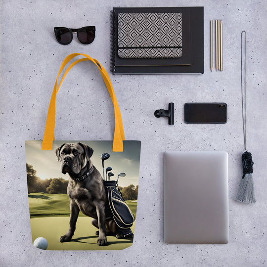 Tote bag-Cane Corso Golfer V5