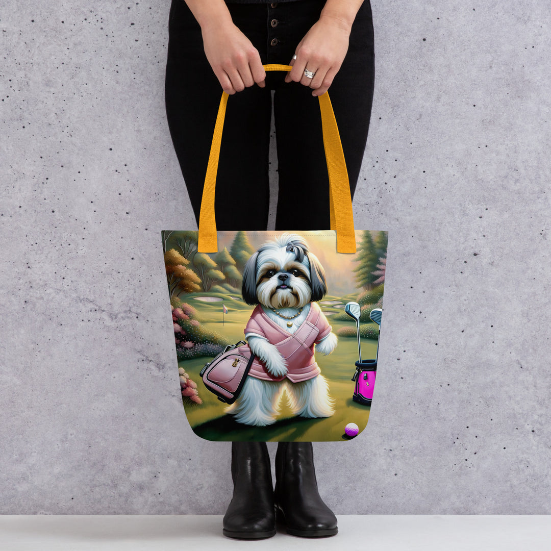 Tote bag-Shih Tzu Golfer V5