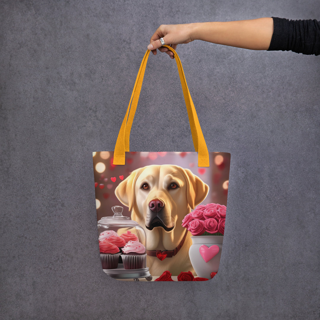 Tote bag-Labrador Retriever Romantic V2