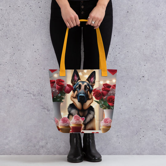 Tote bag-German Shepherd Romantic V2