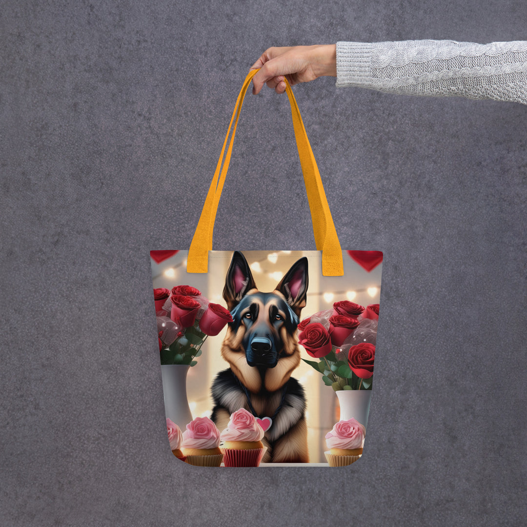 Tote bag-German Shepherd Romantic V2