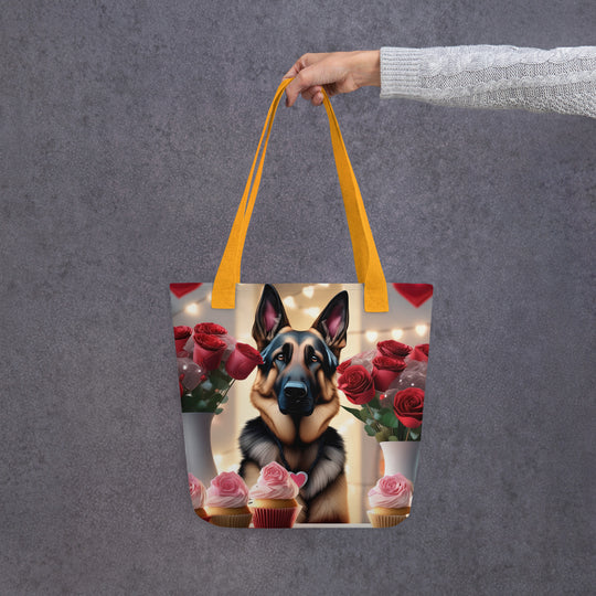 Tote bag-German Shepherd Romantic V2