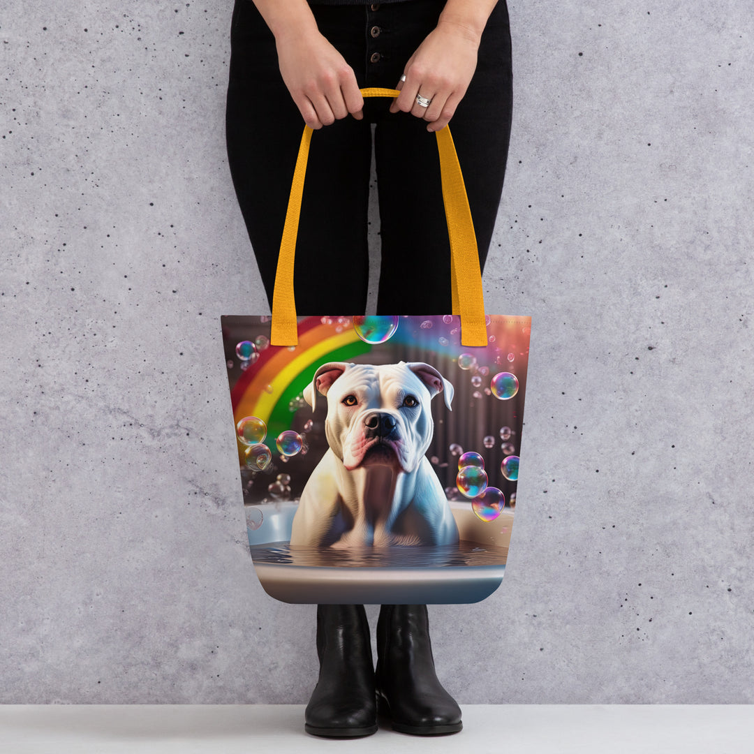 Tote bag- American Bulldog Romantic