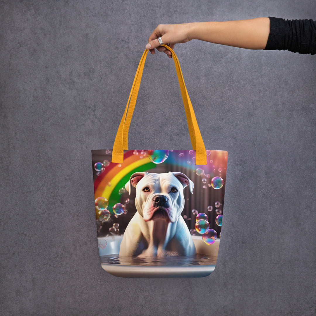 Tote bag- American Bulldog Romantic