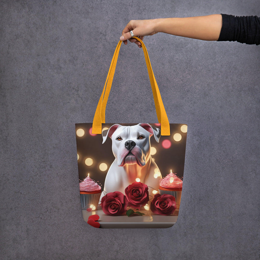 Tote bag-American Bulldog Romantic V2