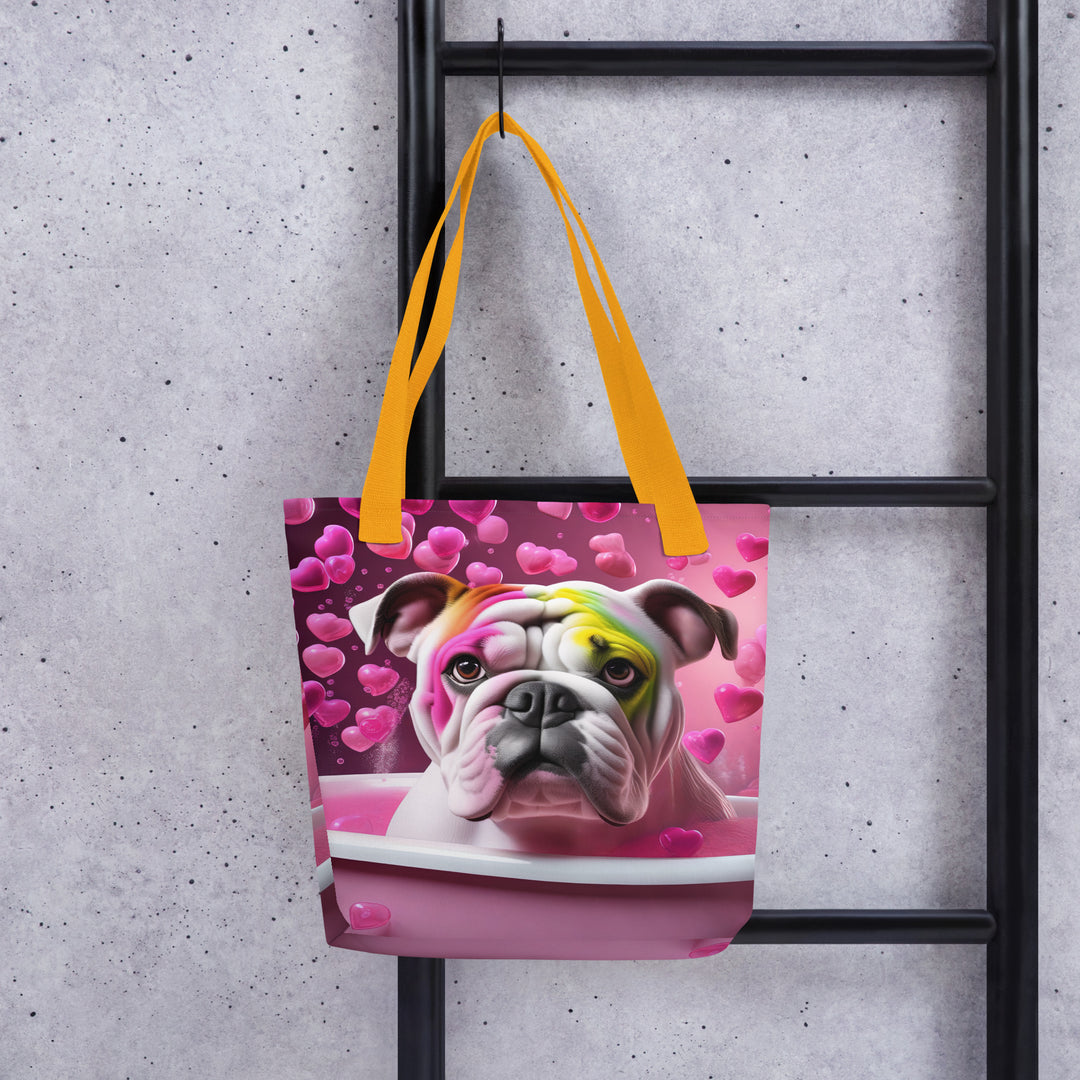 Tote bag-Bulldog Romantic V2