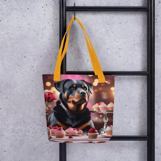 Tote bag-Rottweiler Romantic V2