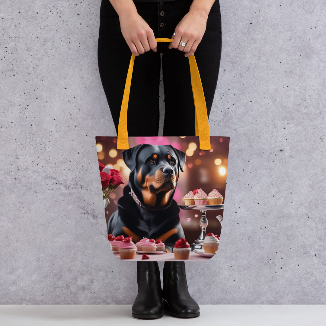 Tote bag-Rottweiler Romantic V2