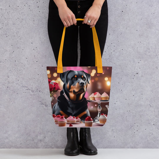 Tote bag-Rottweiler Romantic V2