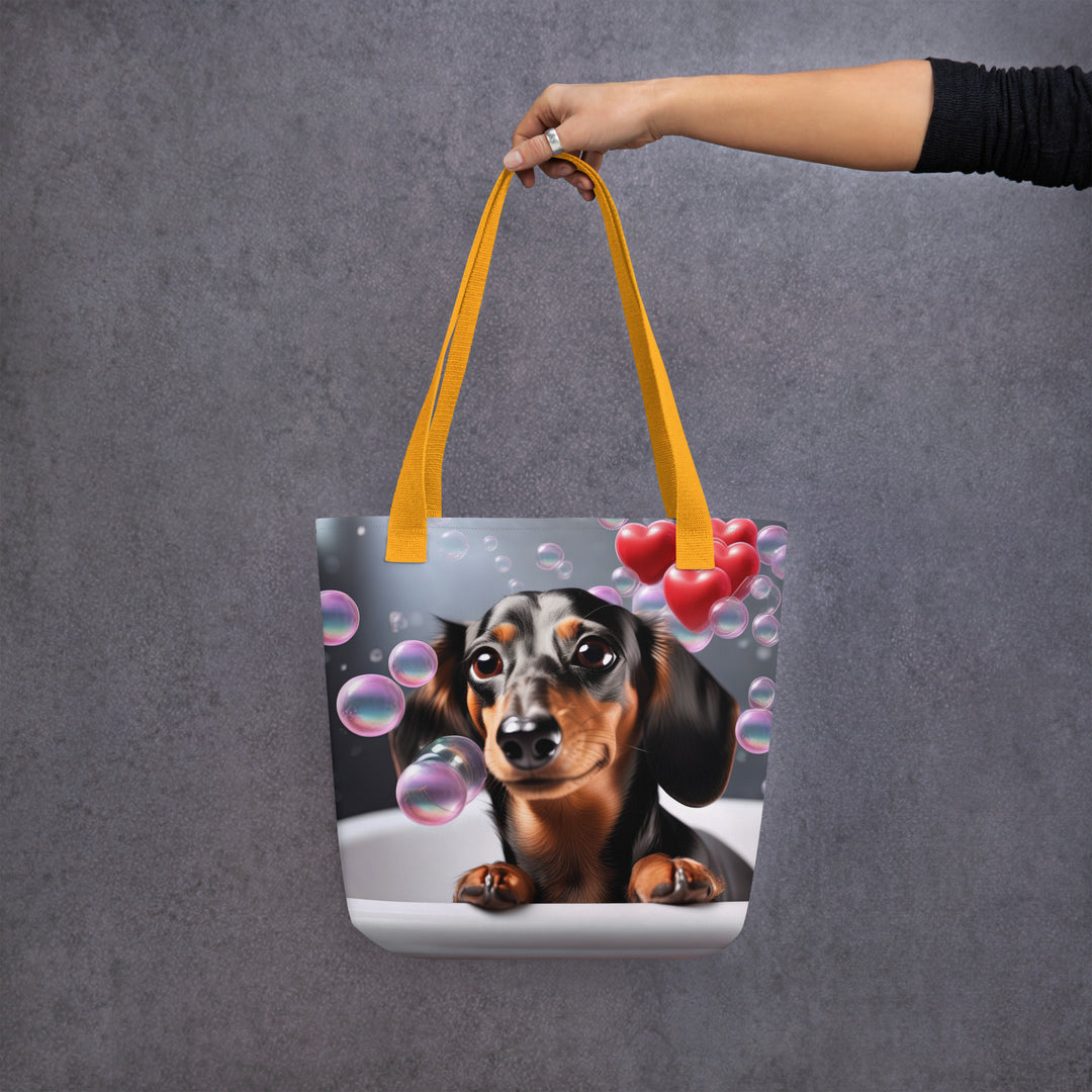 Tote bag-Dachshund Romantic V2