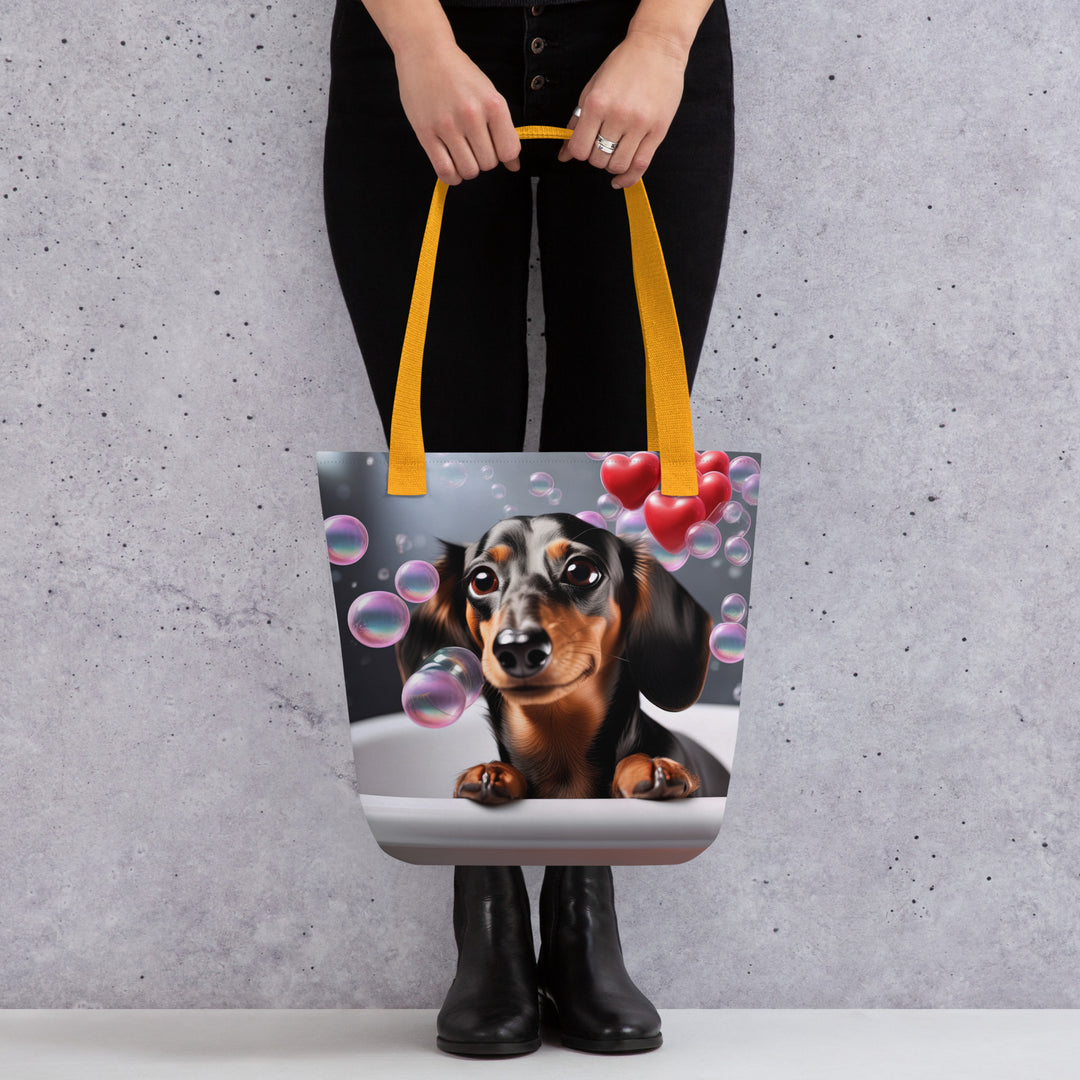 Tote bag-Dachshund Romantic V2