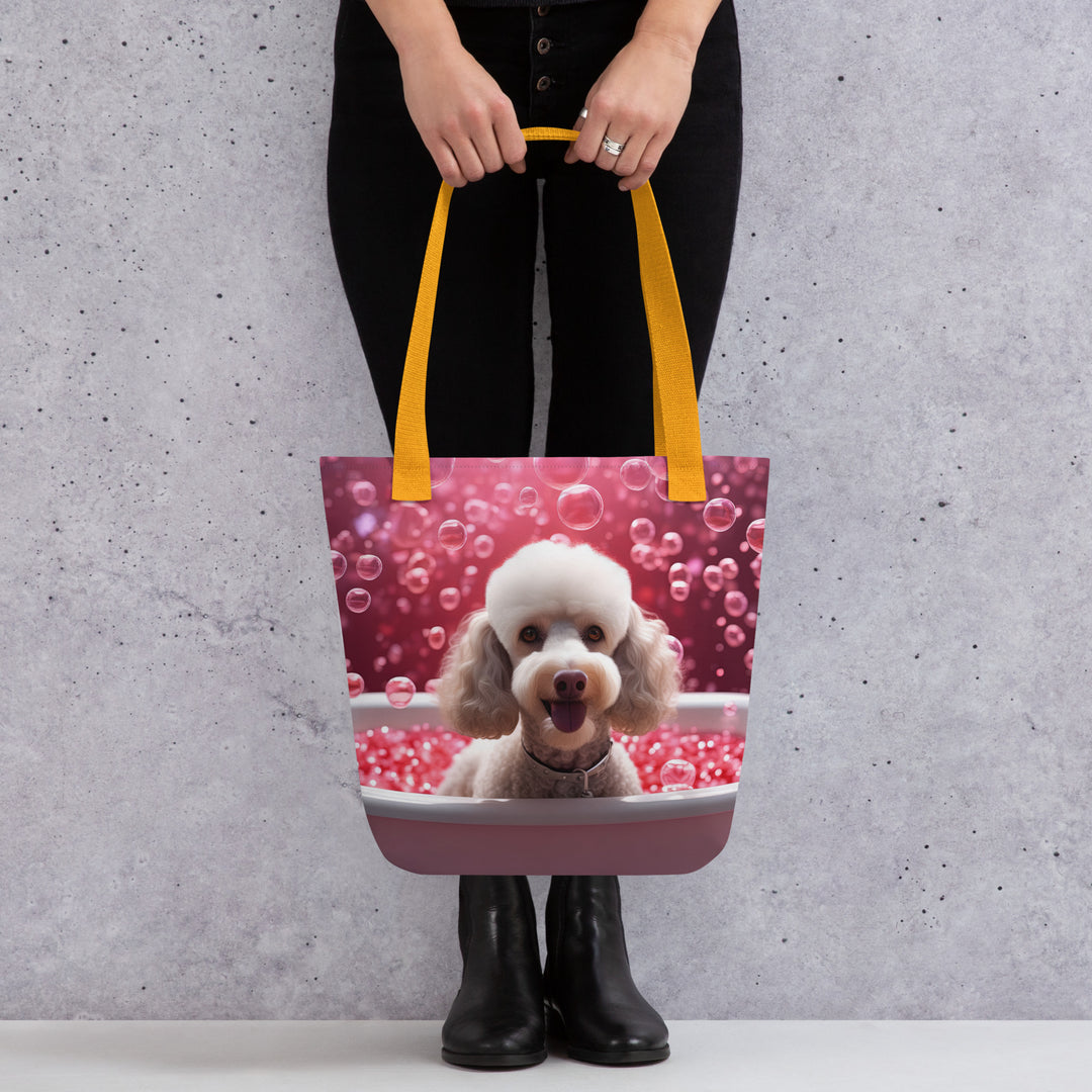 Tote bag-Poodle  Romantic V3