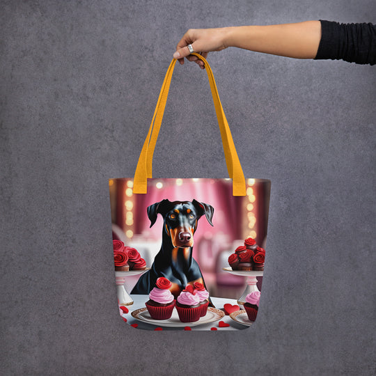 Tote bag-Doberman Pinscher  Romantic V2