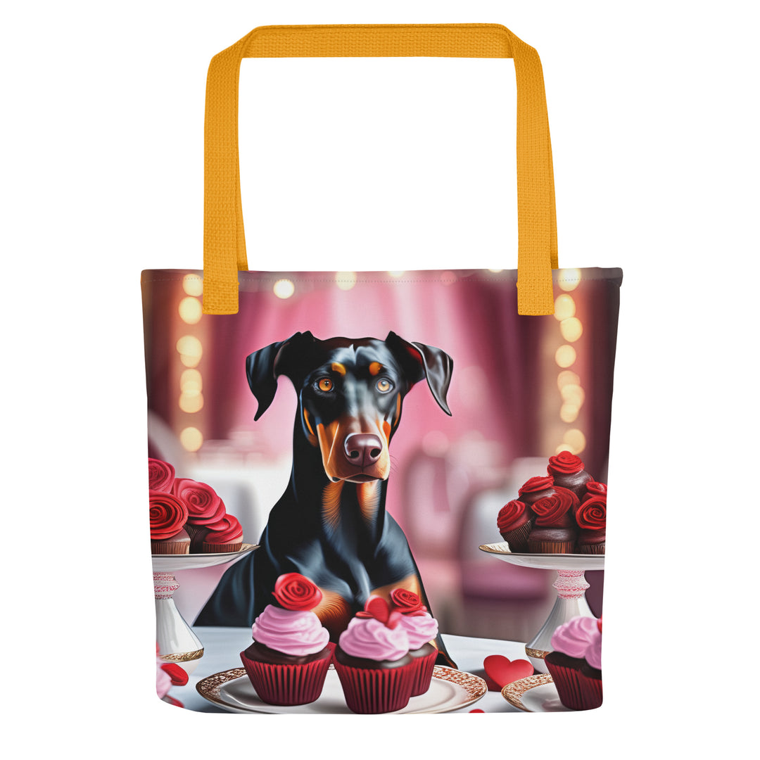 Tote bag-Doberman Pinscher  Romantic V2