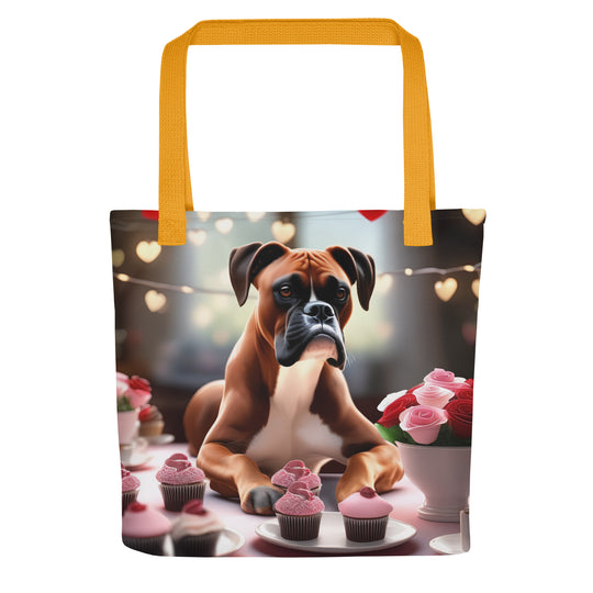 Tote bag-Boxer Romantic V2