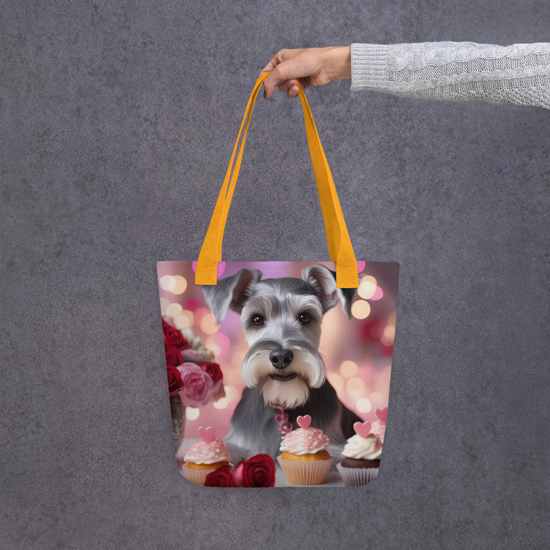 Tote bag-Miniature Schnauzer  Romantic V2