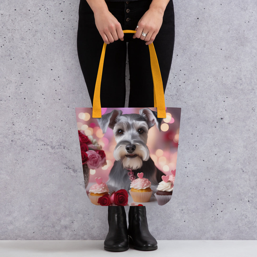 Tote bag-Miniature Schnauzer  Romantic V2