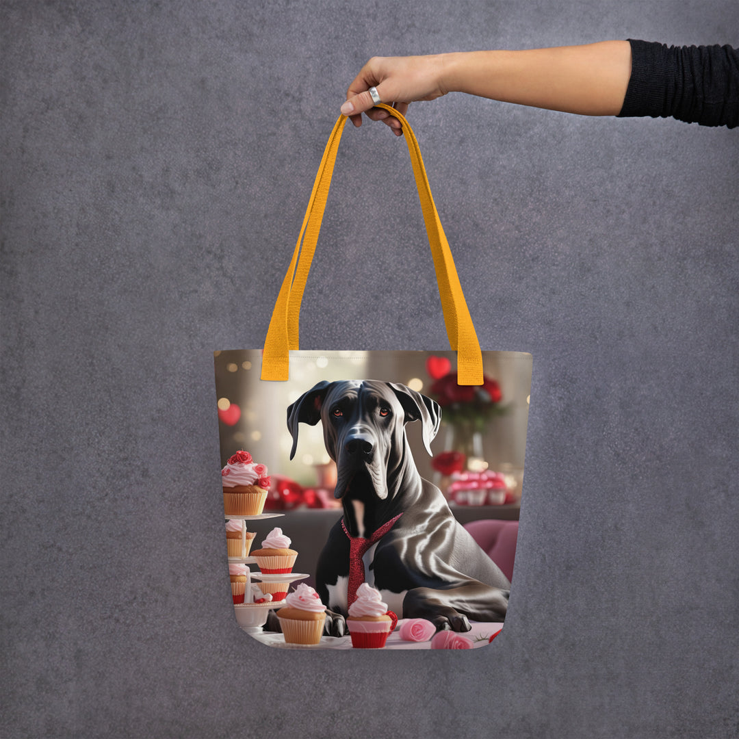 Tote bag-Great Dane Romantic V2