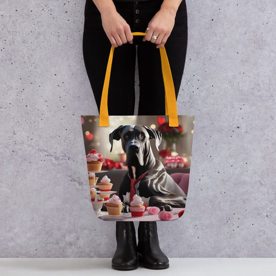 Tote bag-Great Dane Romantic V2