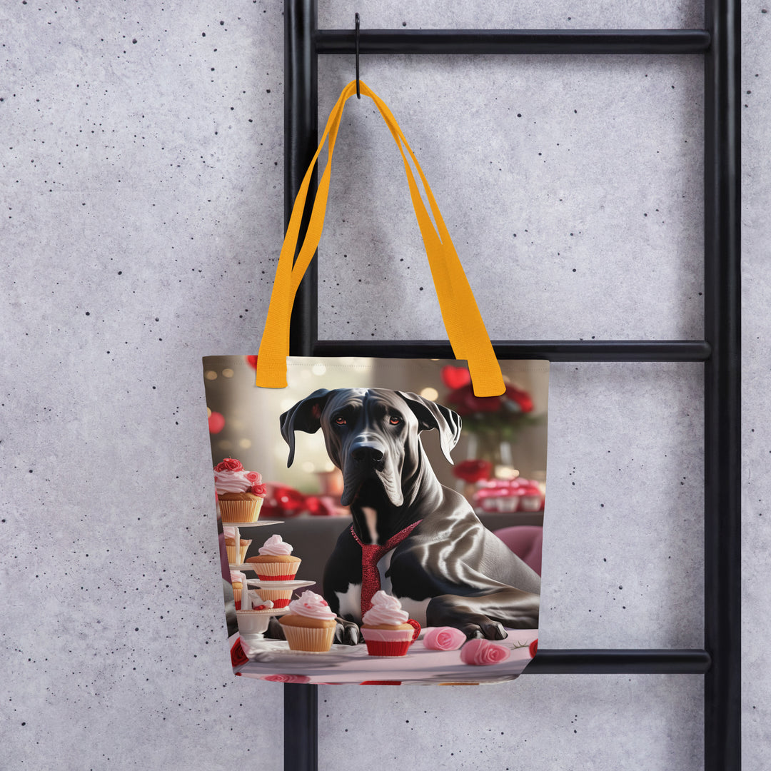 Tote bag-Great Dane Romantic V2